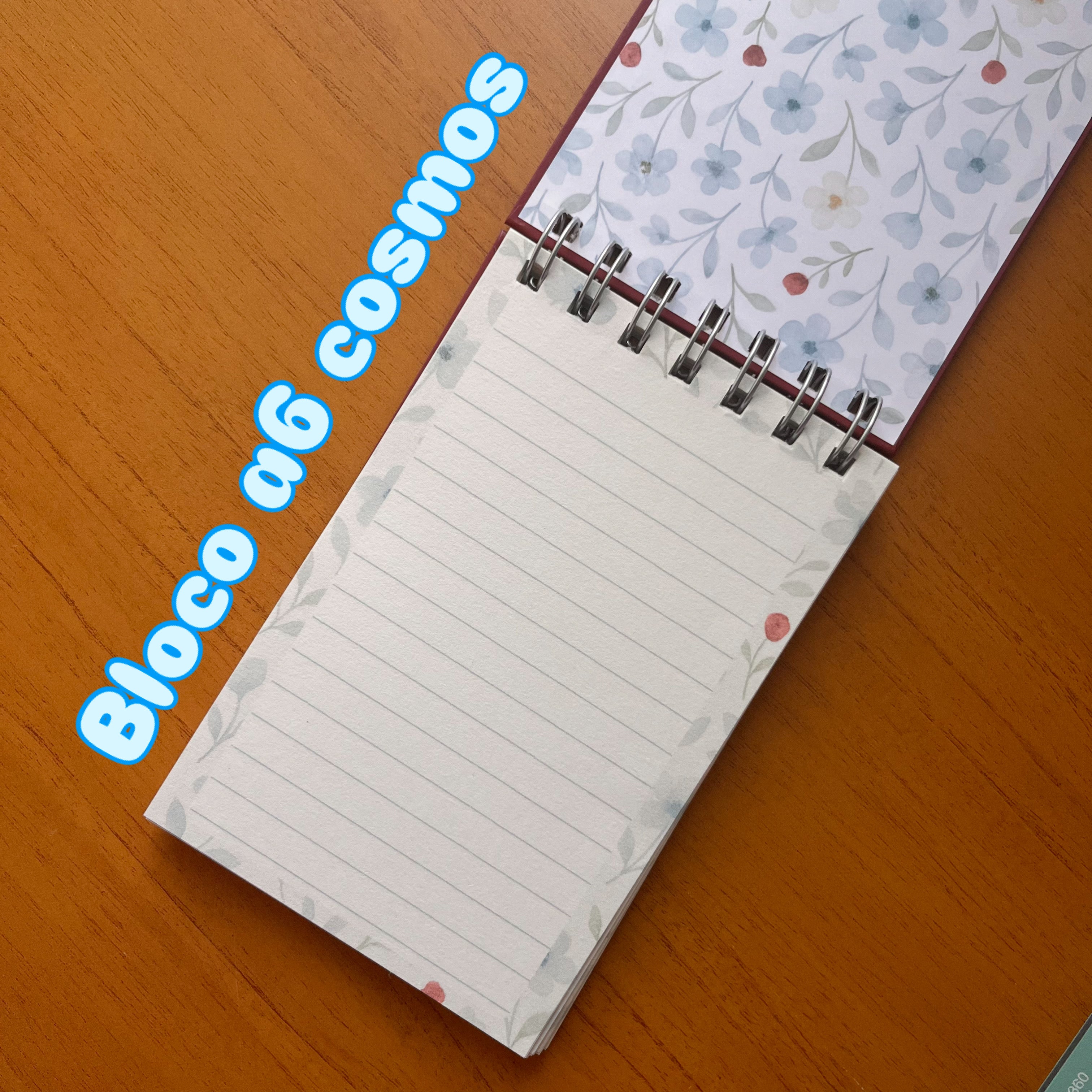 Bloco de notas A6 - Cosmos