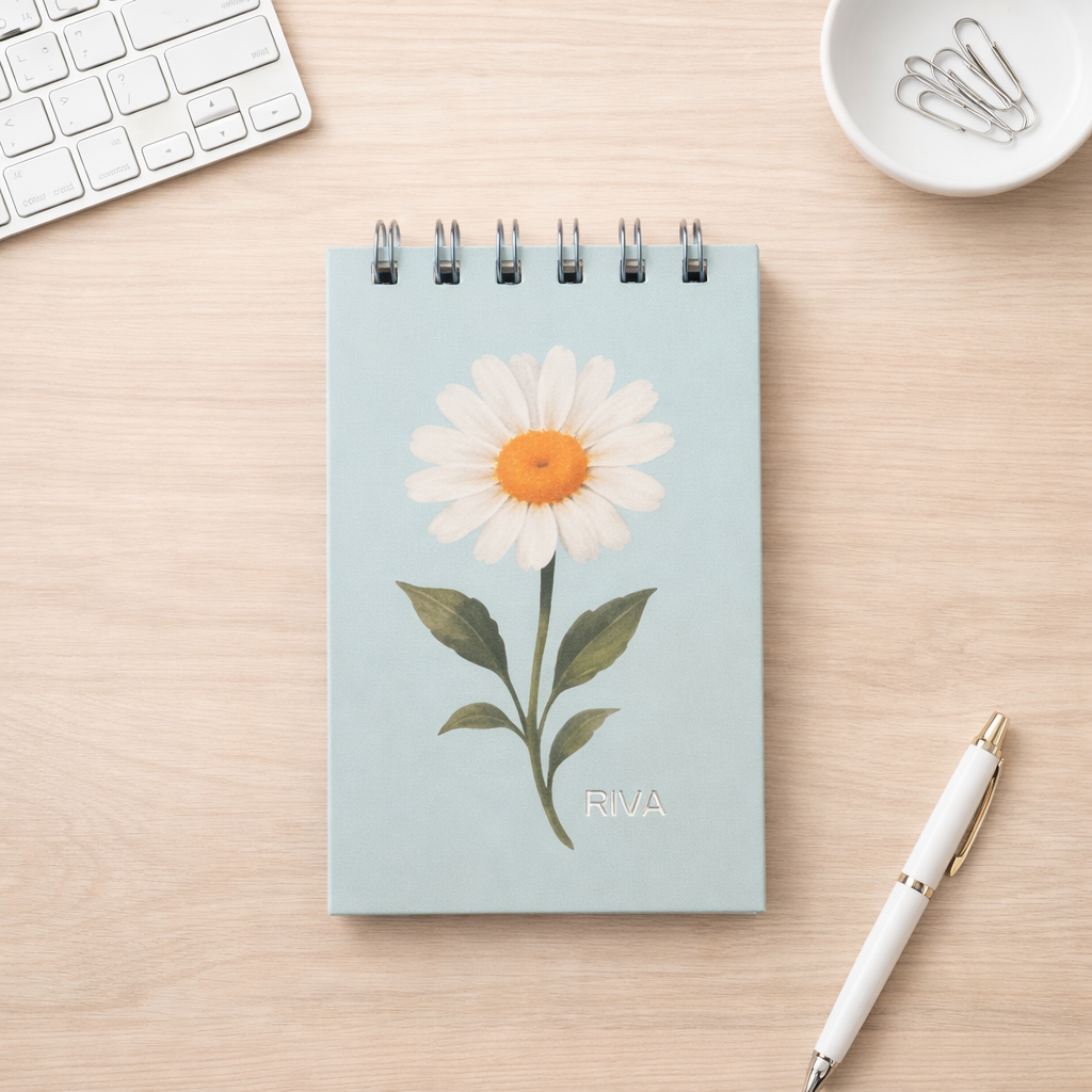 Bloco de notas A6 - Margarida