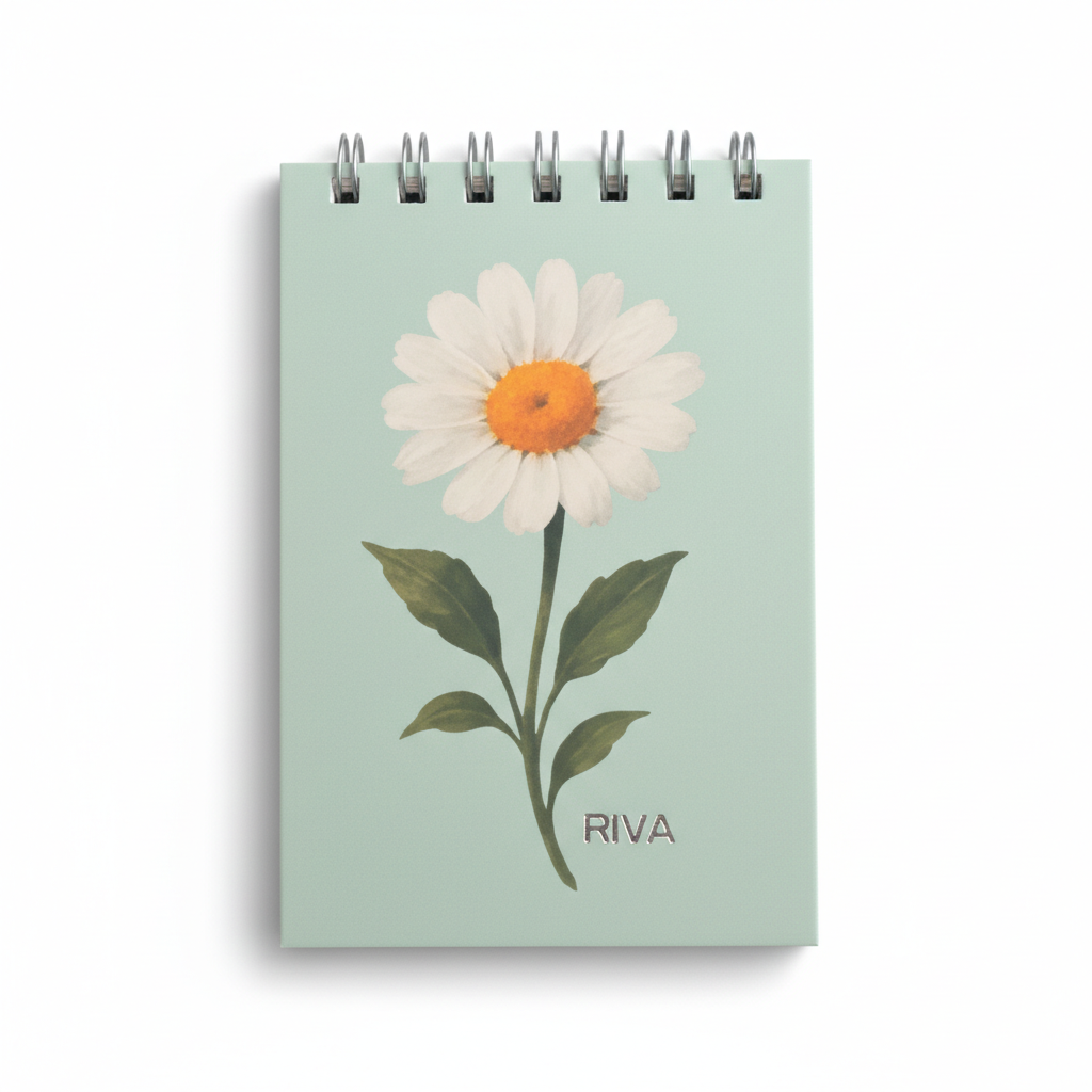 Bloco de notas A6 - Margarida